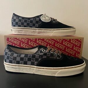 VANS x SPACE MOLLY Authentic Sneakers Black/Brown VN000EGAQ3Y Men's Sz 11 BNIB